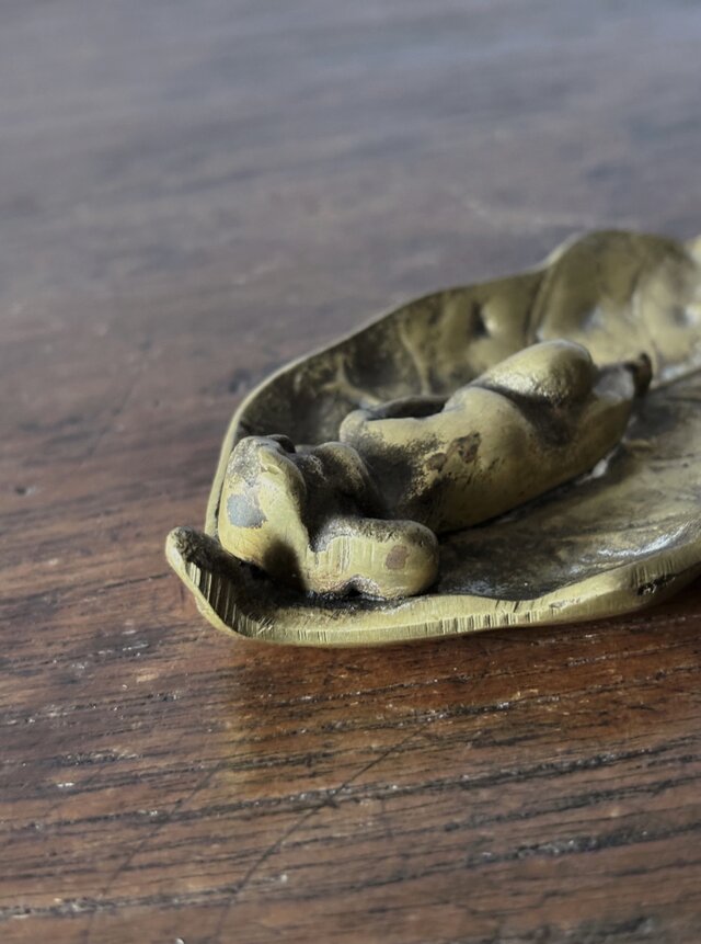 ヴィドポッシュ ブロンズ 天使 トレイ フランス アンティーク 0502488