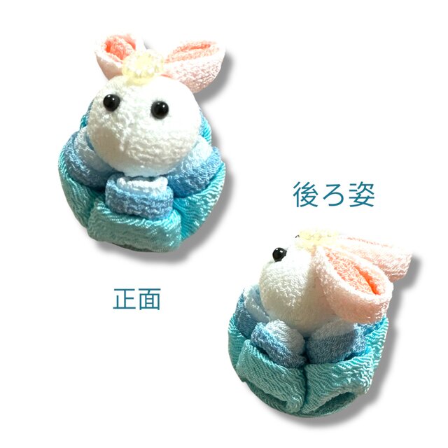 うさぎ雛 コンパクト雛飾り】ひな祭り 春インテリア ちりめん 桃の節句
