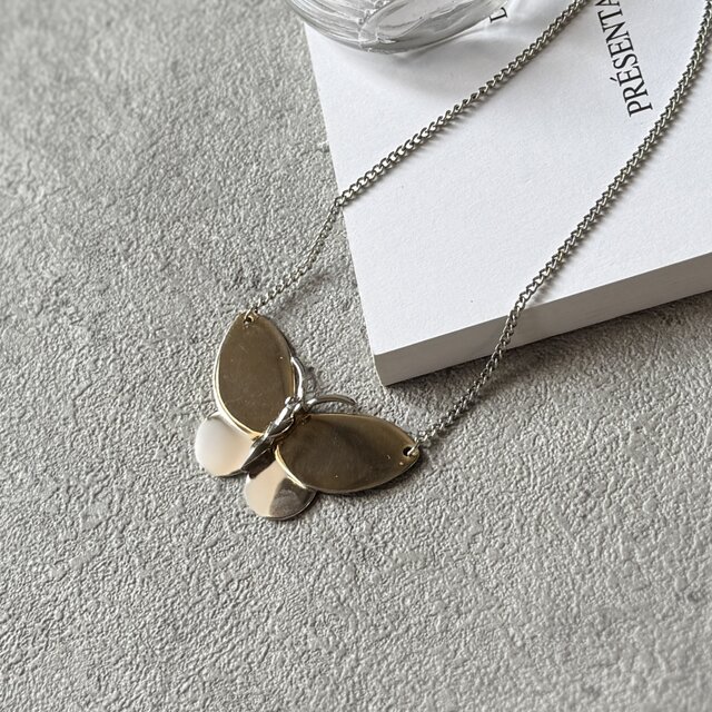 NA156-【 AVON 】エイボン・ヴィンテージネックレス 1977 Two-Tone