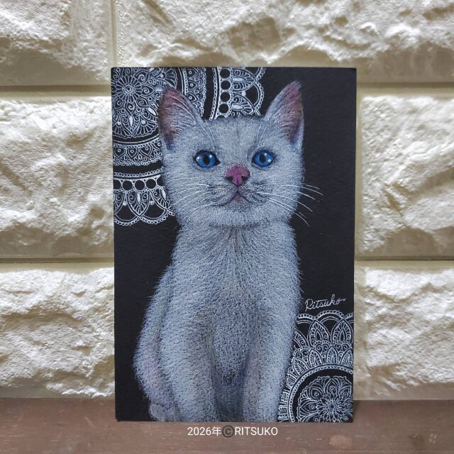 原画 1点もの ボールペン画 日本人作家 色鉛筆画 絵画 絵 アート 額