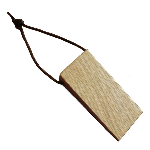 ドアストッパー ミニ ブラウン ⑦ ドア止め 木製 3こセット くさび