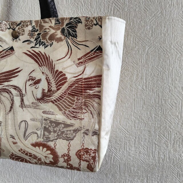 ☆鳳凰の袋帯のリメイク・バッグ☆着物だけでなく普段使いに☆裏地あり