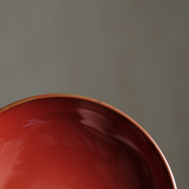 花と蝶々◇ブラウンで素敵。古輪島塗 花蝶文漆芸沈金蓋付椀 漆器 骨董