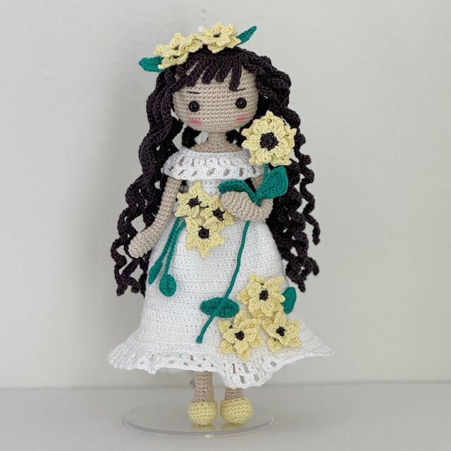 あみぐるみ・女の子♡ひまわりちゃん | iichi 日々の暮らしを心地よく