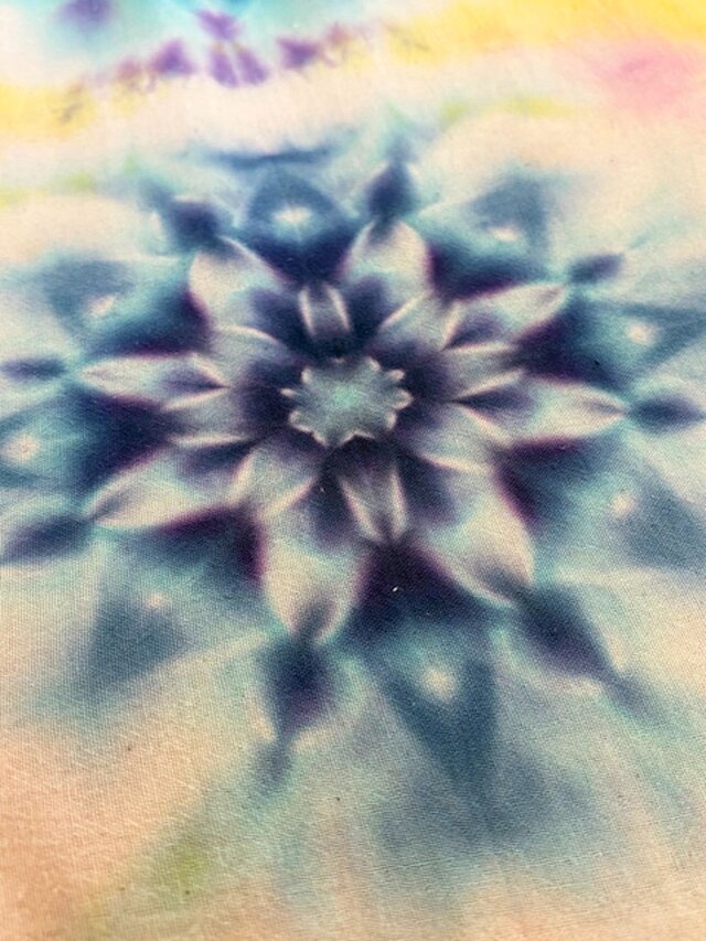 タイダイ タペストリー 曼荼羅 