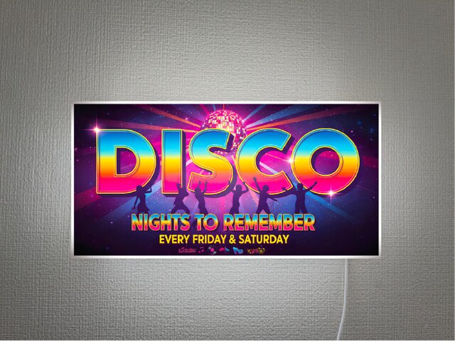 オーダー無料】ディスコ クラブパーティー 70s 80s ダンス 店舗 自宅