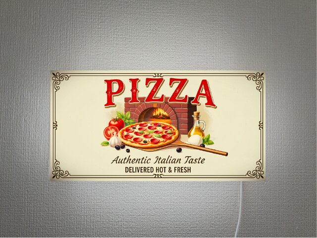 オーダー無料】ピザ イタリア料理 イタリアン パスタ 店舗 自宅 壁掛け