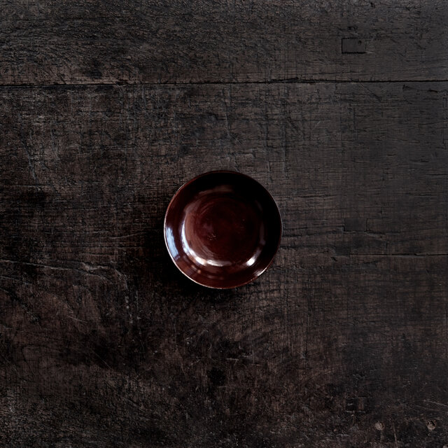 深く美しい色味◇時代漆木皿 骨董・antiques 丁寧な暮らしに 古民家