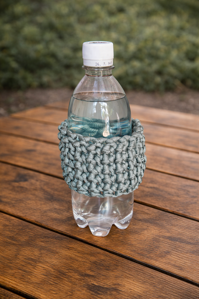 G パラコード 水筒・ボトルカバー（巻きタイプ）｜滑り止め