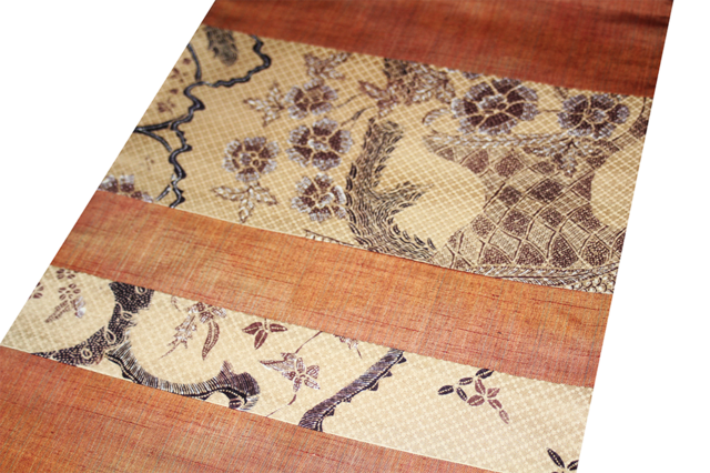 一点もの】至高の芸術 シルクジャワ更紗 正絹創作なごや帯 | iichi