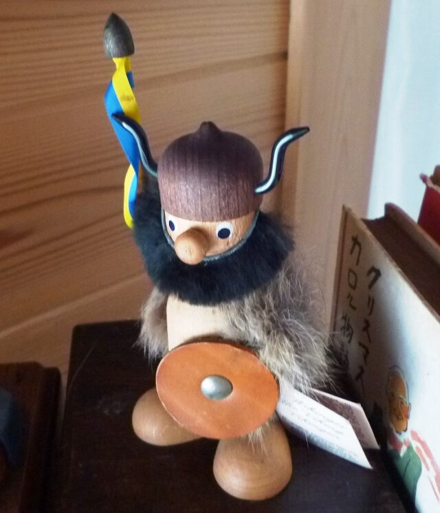 バイキング NOGGINS ノギンス 木製人形 タグ付き 北欧 ビンテージ