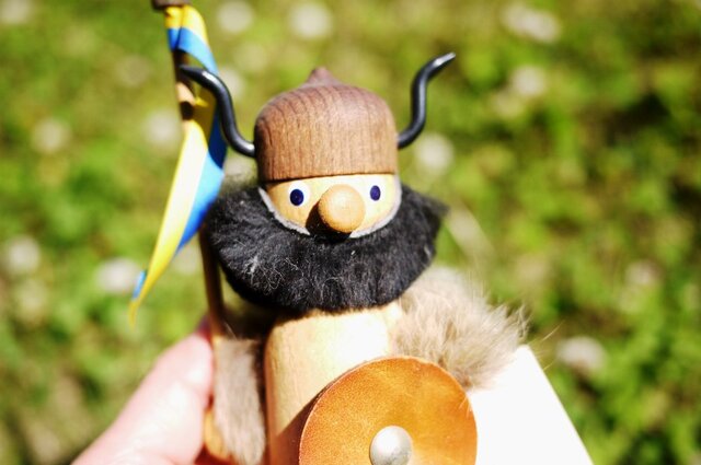 バイキング NOGGINS ノギンス 木製人形 タグ付き 北欧 ビンテージ