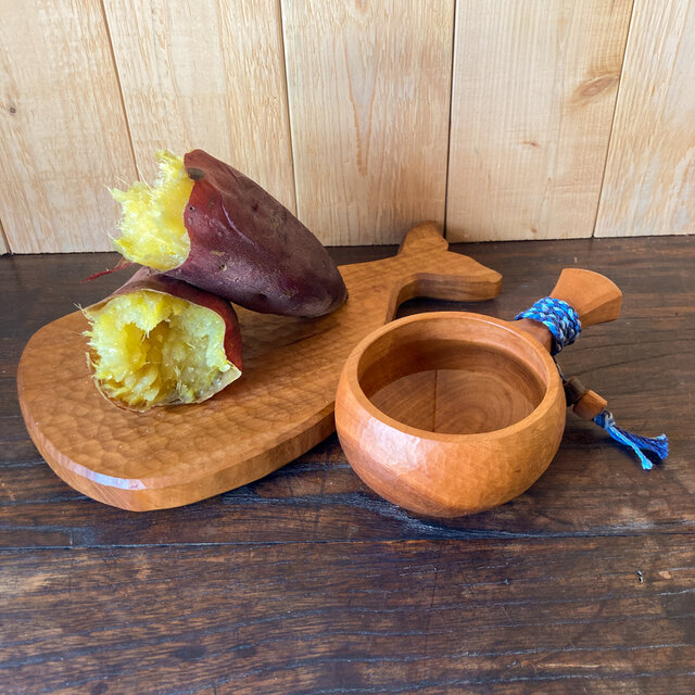 ククサ｜オイル仕上げ｜サクラ｜約140cc | iichi 日々の暮らしを