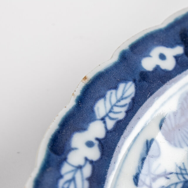 古伊万里 染付松竹梅文七寸皿 明治時代 F131-A | iichi 日々の暮らしを