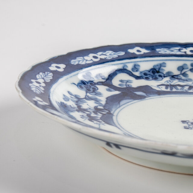 古伊万里 染付松竹梅文七寸皿 明治時代 F131-A | iichi 日々の暮らしを