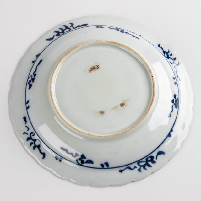 古伊万里 染付松竹梅文七寸皿 明治時代 F131-B | iichi 日々の暮らしを