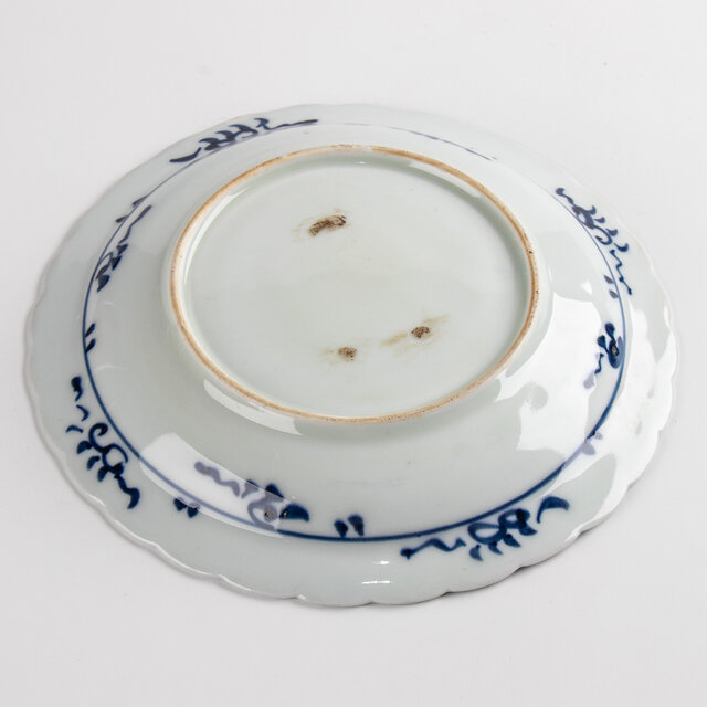 古伊万里 染付松竹梅文七寸皿 明治時代 F131-B | iichi 日々の暮らしを