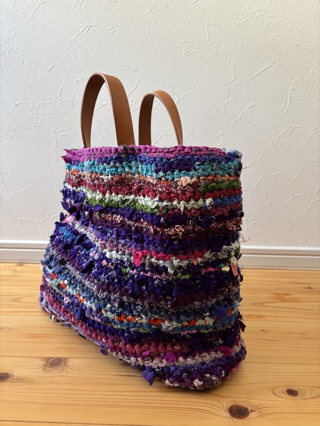 裂き編みバッグ | iichi 日々の暮らしを心地よくするハンドメイドや