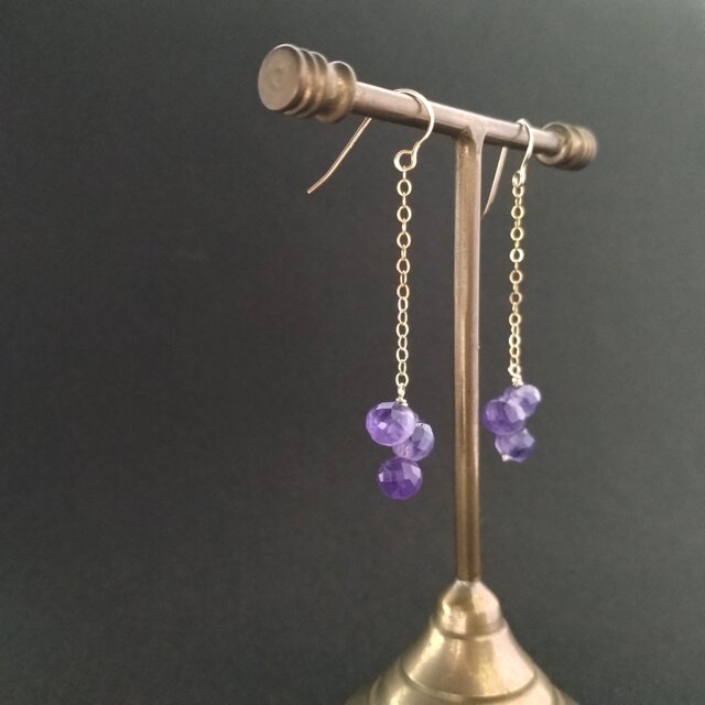 amethyst 14kgf (2月の誕生石アメシスト) | iichi 日々の暮らしを