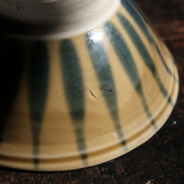 十草模様◇瀬戸焼 時代すり鉢 碗 古風 味のあるお品物 骨董・antiques