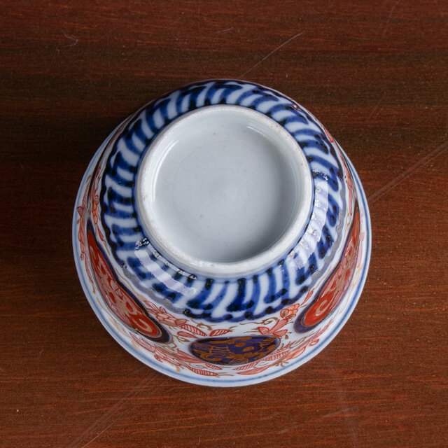 古伊万里 金襴手草花文 猪口 明治時代 E2267B-1 | iichi 日々の暮らし