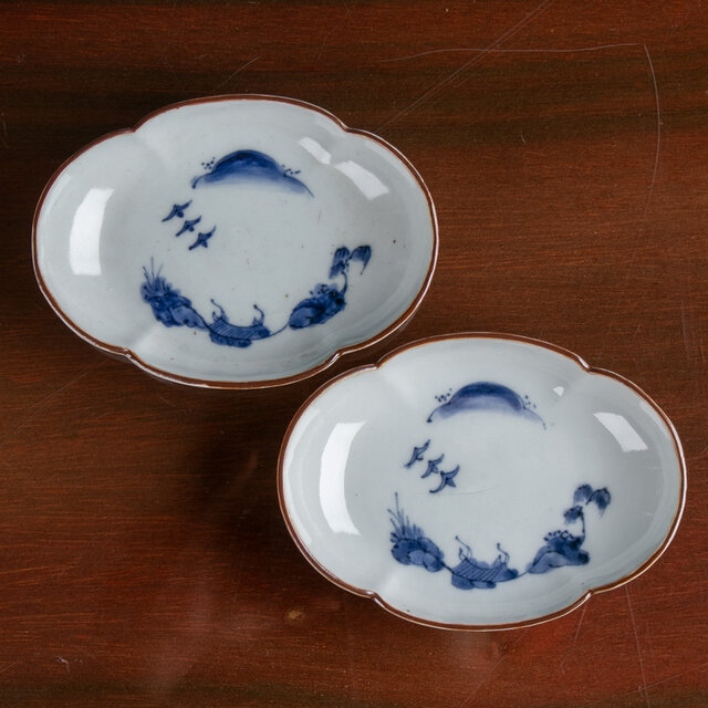 古染　染付　美人紋皿　送料込み250106 明 古染付鹿文七寸皿 十七客揃 | LYAN ARTS' Collection online