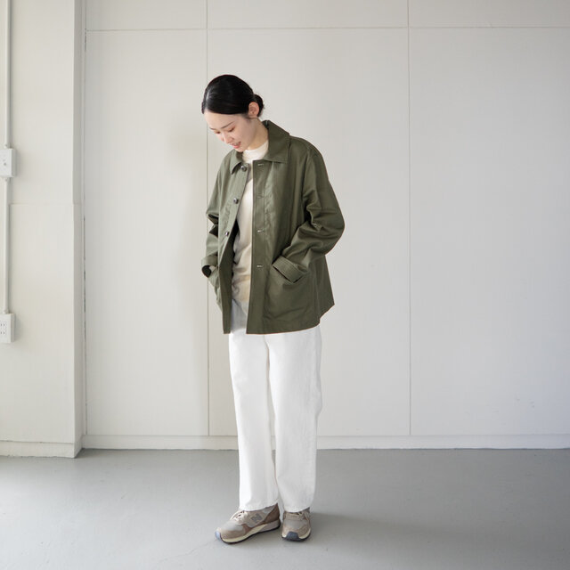 コットンヘリンボン/カバーオールジャケット/olive drab | iichi 日々