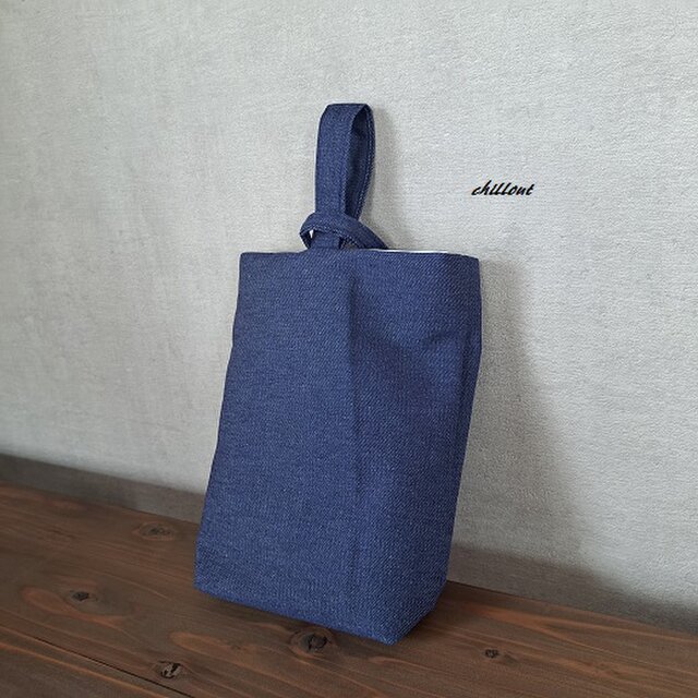 入園・入学】入園バッグ5点セット：デニム：インディゴ【0818