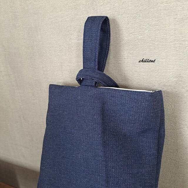 入園・入学】入園バッグ5点セット：デニム：インディゴ【0818