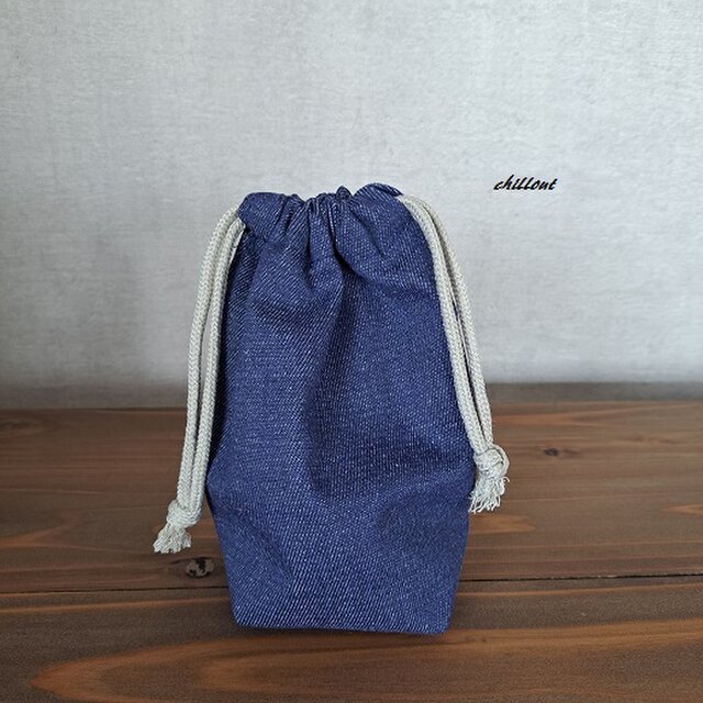 入園・入学】入園バッグ5点セット：デニム：インディゴ【0818