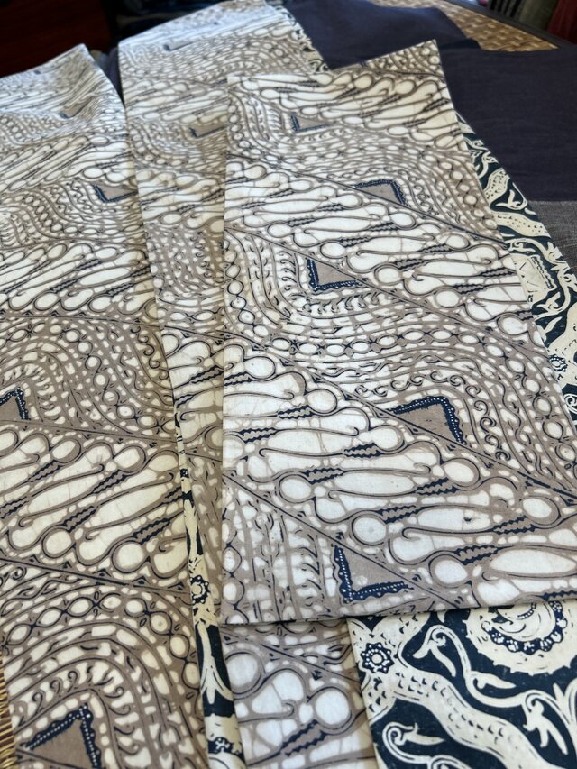 【新作】ハンドメイド　バティック半幅帯 インドネシアオールドバティック半幅帯 | iichi 日々の暮らしを
