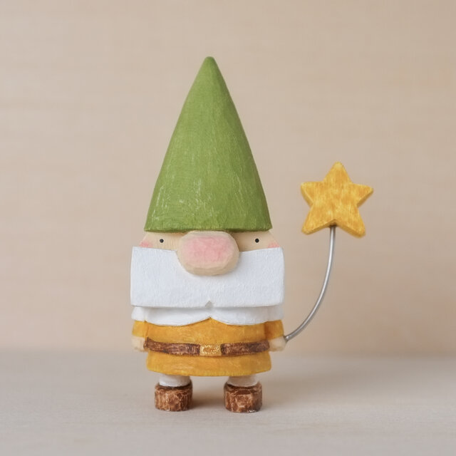 北欧 雑貨 【森のトントゥ】 オーナメント インテリア 木製 木彫り