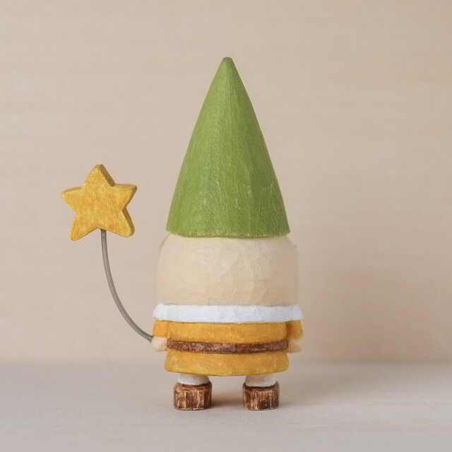 北欧 雑貨 【森のトントゥ】 オーナメント インテリア 木製 木彫り