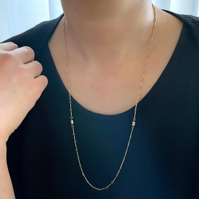 光をリレーする ✧ 14kgf バーチェーン 4way ネックレス＆ブレスレット