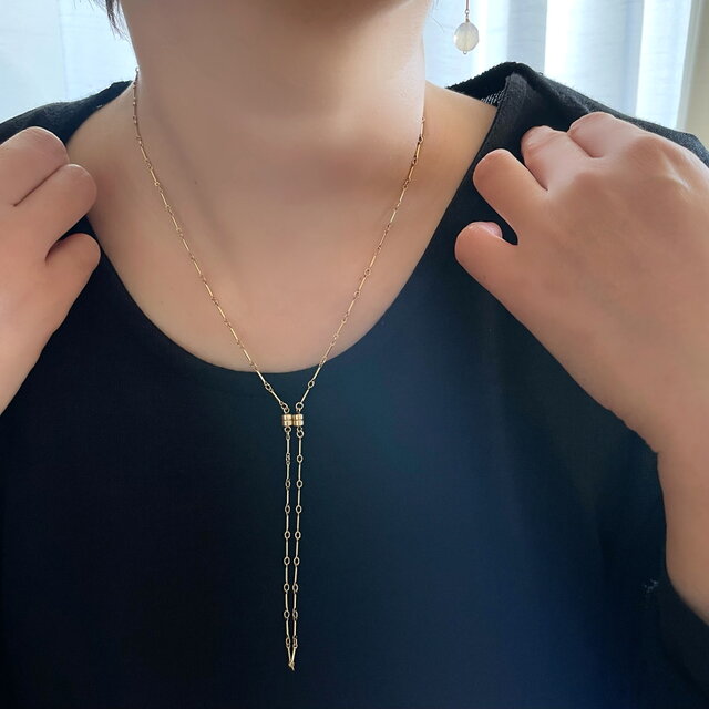 光をリレーする ✧ 14kgf バーチェーン 4way ネックレス＆ブレスレット