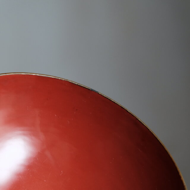 梅と鳥◇深緑で素敵。時代物 漆芸蒔絵蓋付椀 古漆器 骨董・antiques