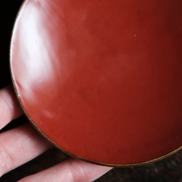 梅と鳥◇深緑で素敵。時代物 漆芸蒔絵蓋付椀 古漆器 骨董・antiques
