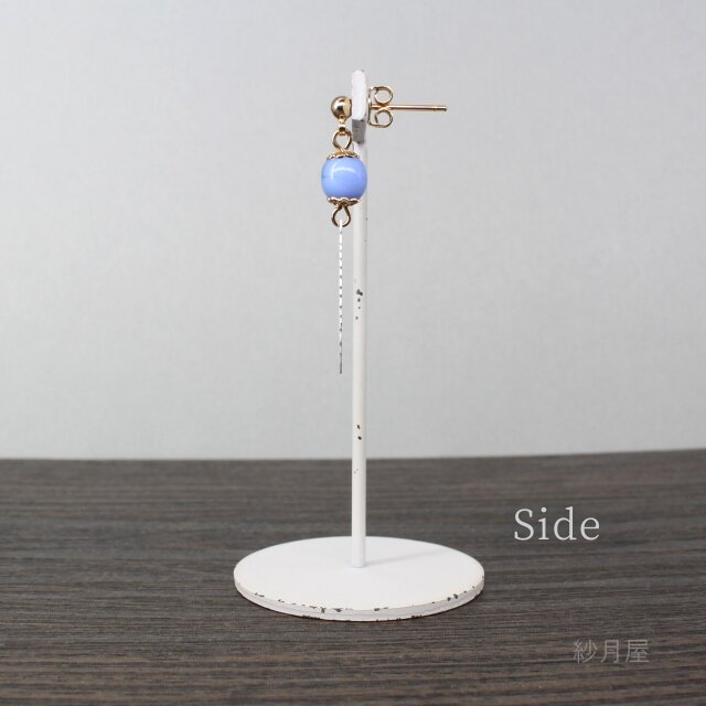 天使の羽根ピアス】 イヤリング エンジェル 白 ホワイト ギフト