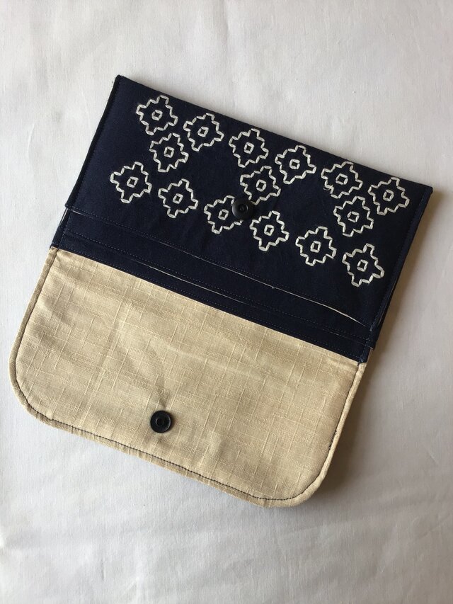 刺し子」小物入れポーチ | iichi 日々の暮らしを心地よくする
