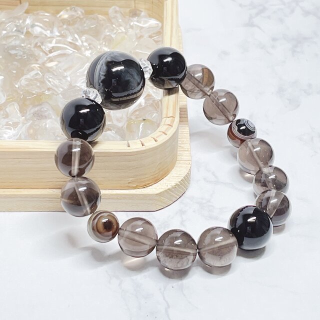 ✦1点限定✦揺るがない軸をつくる 天然石ブレスレット｜天眼石