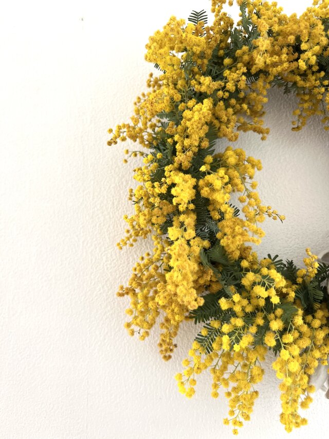 ミモザとラムズイヤー | iichi 日々の暮らしを心地よくする