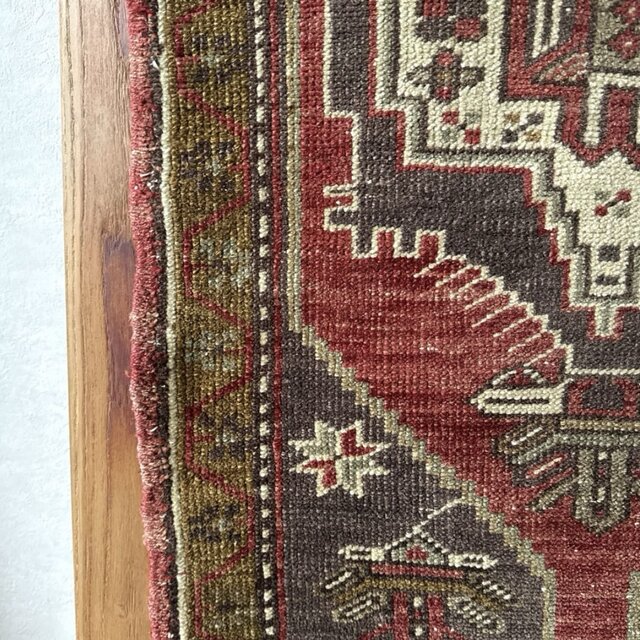 52×89 アースカラー 小さめメダリオン アンティークカラー トルコ