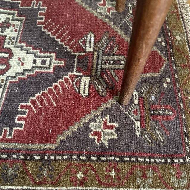 52×89 アースカラー 小さめメダリオン アンティークカラー トルコ