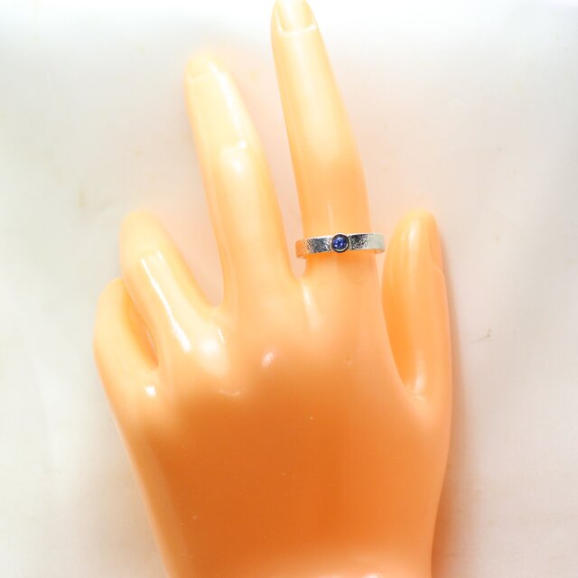 Sv925＆K10 ブルーサファイアリング 0.14ct | iichi 日々の暮らしを