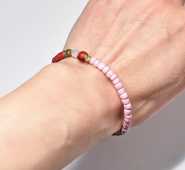 アンティークピンクマサイ、金赤ホワイトハーツ、グーズベリー