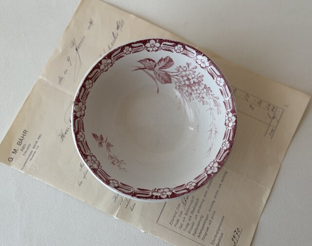 1点のみ】希少 Creil et montereau LILAS クレイユモントロー 赤の