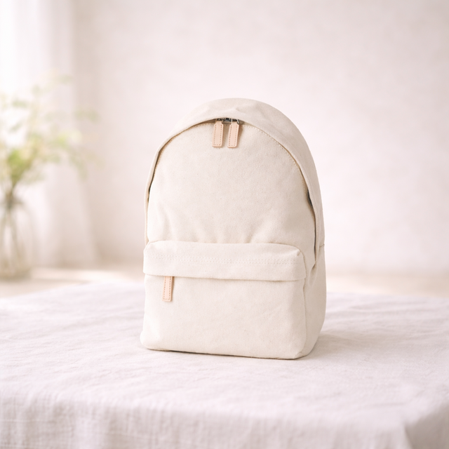 帆布×革の組み合わせ」大容量キャンバスリュック｜シンプルで洗練され