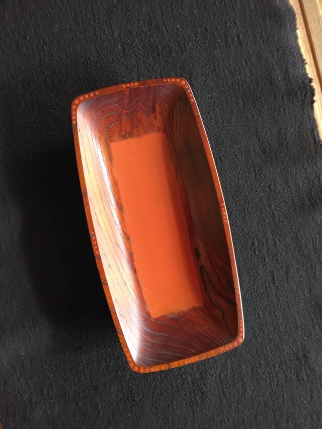欅拭き漆小机 欅拭き漆の器 | iichi 日々の暮らしを心地よくするハンドメイドや