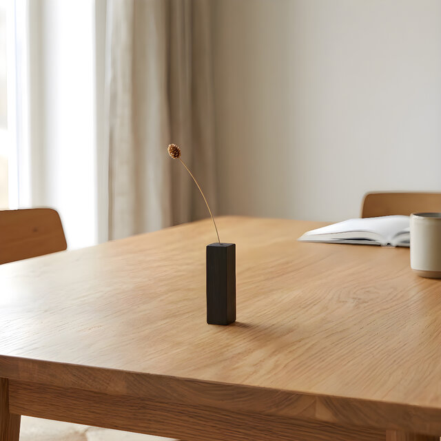 真鍮松ぼっくりミニ一輪オブジェ 木製花瓶付き | iichi 日々の暮らしを