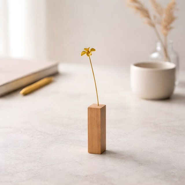 木製花瓶 nokutare】 フラワーベース （S） シダー 花器 木製 花瓶 ウッド